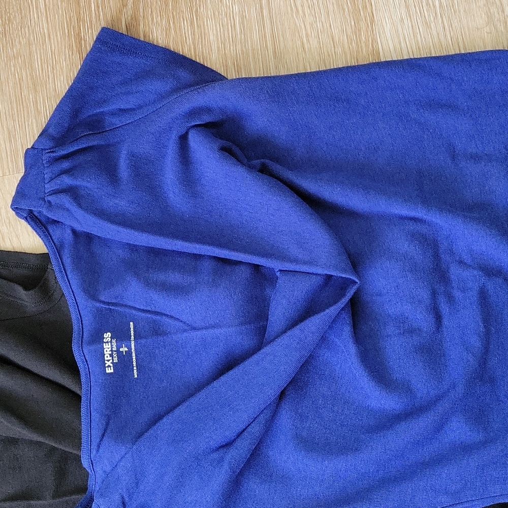 2 Express Sexy Basic Cowl Neck Tops - image 5